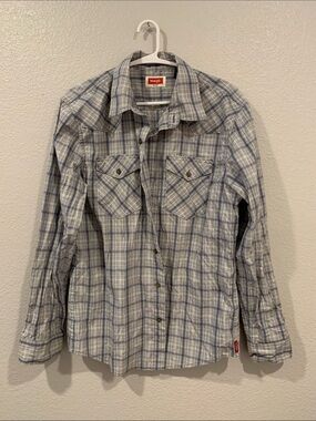 Wrangler Plaid Button-Down Shirt